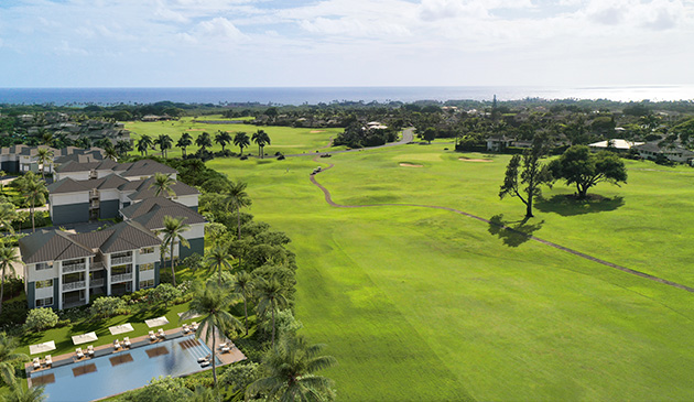 kauai vacation homes aerial image